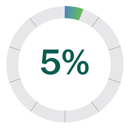 5 percent