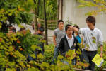 on a tour