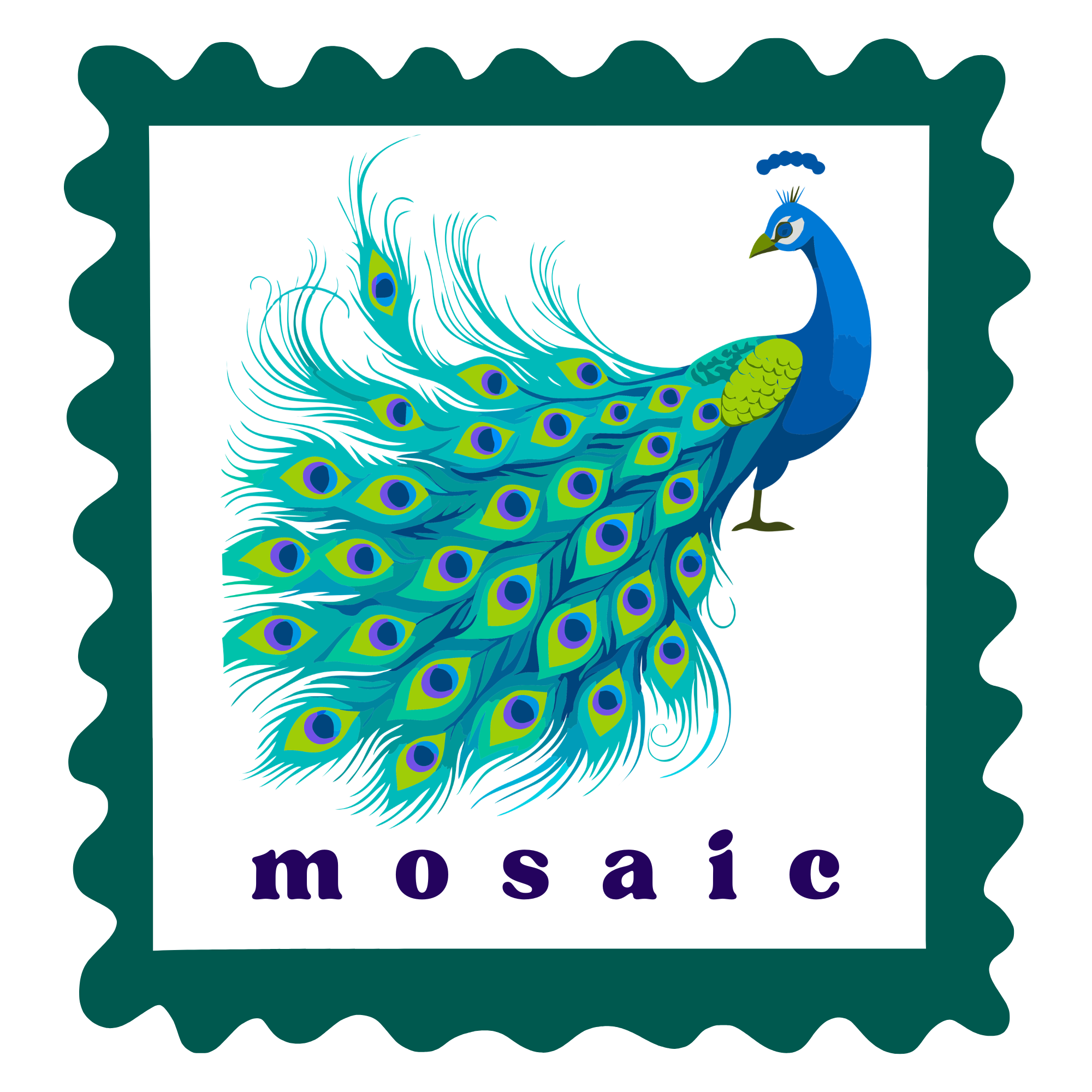 mosaic stamp
