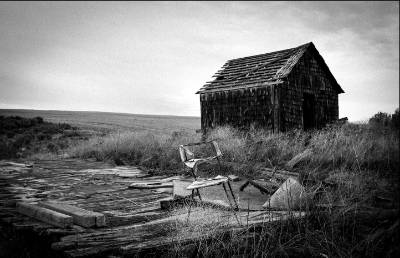 abandoned cabin